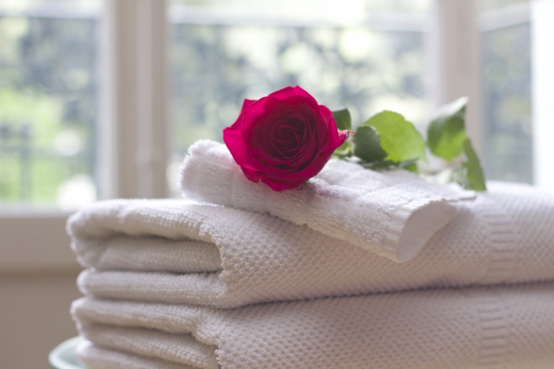 chambre-hote-BEAUSOLEIL-min_towel_rose_clean_care_salon_spa_white_bath-731641